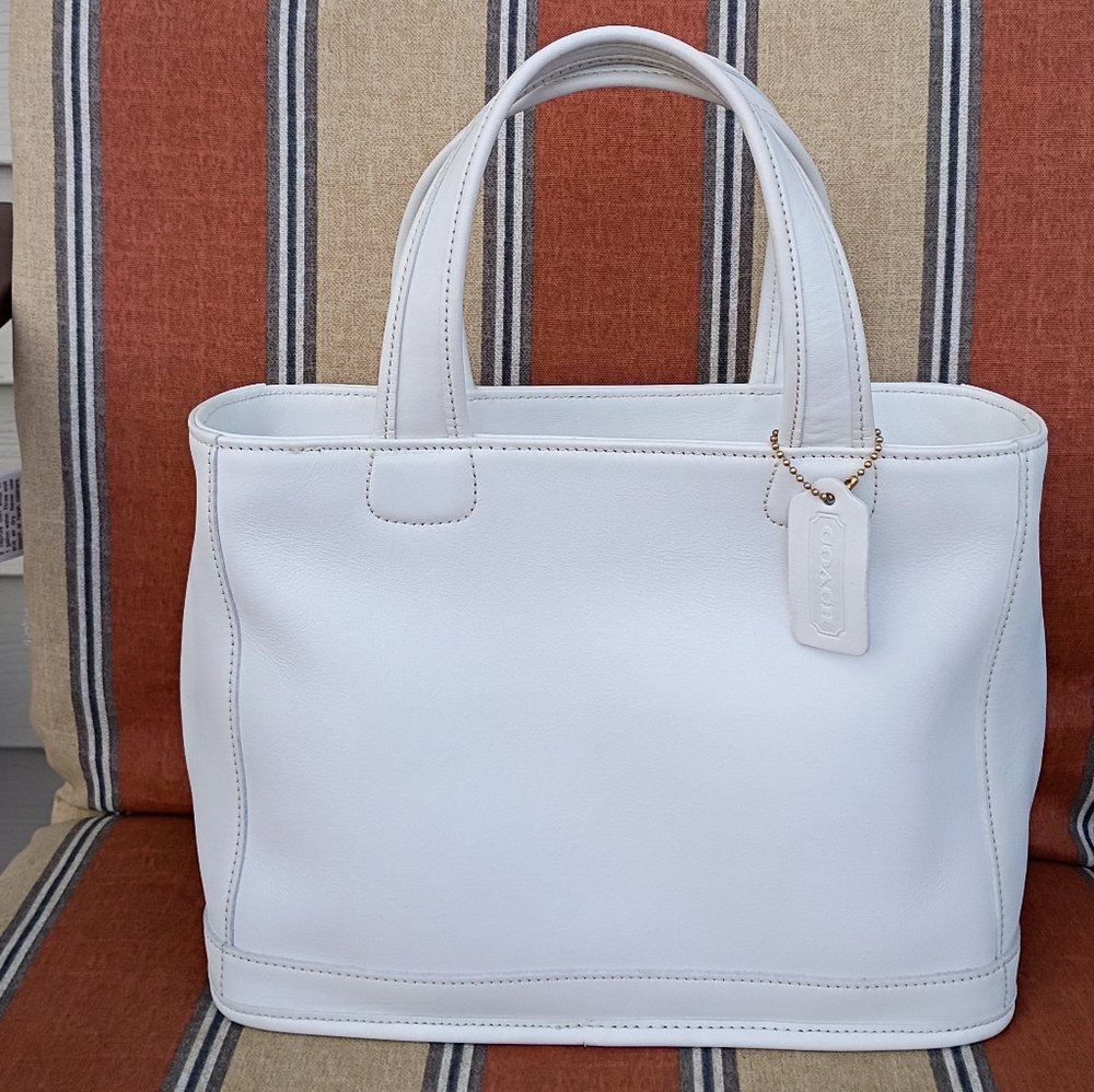 Coach Bleecker Satchel Leather  Bag